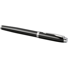 Load image into Gallery viewer, Parker IM rollerball pen (black ink) — Black / Chrome (detail 2)