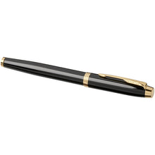 Load image into Gallery viewer, Parker IM rollerball pen (black ink) — Black / Gold (detail 2)