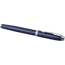 Load image into Gallery viewer, Parker IM rollerball pen (black ink) — Blue / Silver (detail 2)