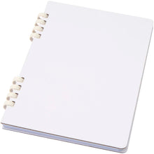 Load image into Gallery viewer, Fil A5 hard cover RCS recycled spiral notebook — White