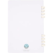 Load image into Gallery viewer, Fil A5 hard cover RCS recycled spiral notebook — White (back)