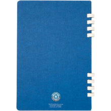 Load image into Gallery viewer, Fil A5 hard cover RCS recycled spiral notebook — Navy (back)