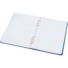 Load image into Gallery viewer, Fil A5 hard cover RCS recycled spiral notebook — Navy (detail)