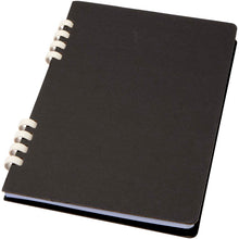 Load image into Gallery viewer, Fil A5 hard cover RCS recycled spiral notebook — Black
