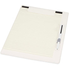 Load image into Gallery viewer, Clast A4 clipboard with magnetic closure and RCS recycled ballpoint pen (black ink) — White