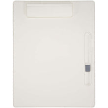 Load image into Gallery viewer, Clast A4 clipboard with magnetic closure and RCS recycled ballpoint pen (black ink) — White (detail 2)