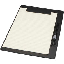 Load image into Gallery viewer, Clast A4 clipboard with magnetic closure and RCS recycled ballpoint pen (black ink) — Black