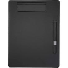 Load image into Gallery viewer, Clast A4 clipboard with magnetic closure and RCS recycled ballpoint pen (black ink) — Black (detail 2)