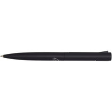Load image into Gallery viewer, Clast A4 clipboard with magnetic closure and RCS recycled ballpoint pen (black ink) — Black (front)