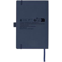 Load image into Gallery viewer, Revello A5 soft cover notebook — Dark blue (back)