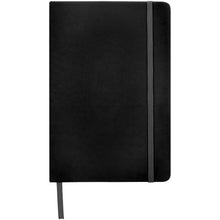 Load image into Gallery viewer, Spectrum A5 notebook with blank pages — Black (front)