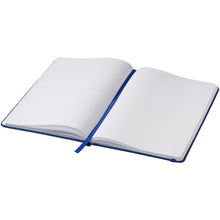 Load image into Gallery viewer, Spectrum A5 notebook with blank pages — Navy (detail)