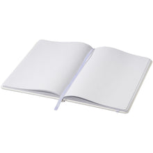 Load image into Gallery viewer, Spectrum A5 notebook with blank pages — White (detail)