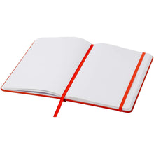 Load image into Gallery viewer, Spectrum A5 notebook with blank pages — Brick (detail)