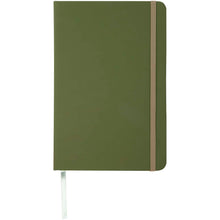 Load image into Gallery viewer, Spectrum A5 notebook with blank pages — Forest green (front)