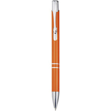 Load image into Gallery viewer, Moneta aluminium click ballpoint pen (blue ink) — Orange