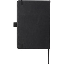 Load image into Gallery viewer, Bound A5 notebook — Black (back)