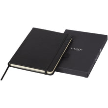 Load image into Gallery viewer, Bound A5 notebook — Black (detail 2)