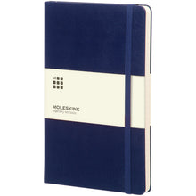 Load image into Gallery viewer, Moleskine Classic L hard cover notebook - ruled — Prussian blue