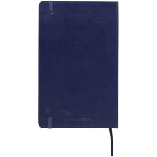 Load image into Gallery viewer, Moleskine Classic L hard cover notebook - ruled — Prussian blue (back)