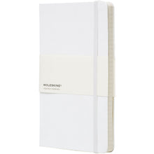 Load image into Gallery viewer, Moleskine Classic L hard cover notebook - ruled — White