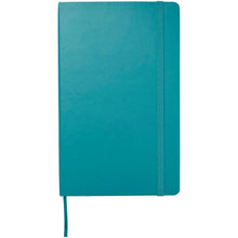 Load image into Gallery viewer, Moleskine Classic L hard cover notebook - ruled — Reef blue (front)