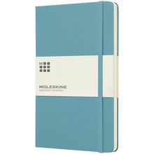 Load image into Gallery viewer, Moleskine Classic L hard cover notebook - ruled — Reef blue