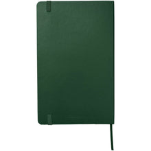 Load image into Gallery viewer, Moleskine Classic L hard cover notebook - ruled — Myrtle green (back)