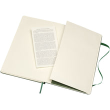 Load image into Gallery viewer, Moleskine Classic L hard cover notebook - ruled — Myrtle green (detail 2)