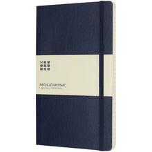 Load image into Gallery viewer, Moleskine Classic L soft cover notebook - ruled — Sapphire blue