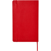 Load image into Gallery viewer, Moleskine Classic L soft cover notebook - ruled — Scarlet red (back)