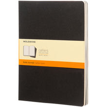 Load image into Gallery viewer, Moleskine Cahier Journal XL - ruled — Black