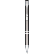 Load image into Gallery viewer, Moneta anodized aluminium click ballpoint pen (blue ink) — Grey