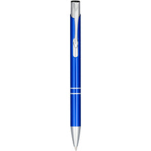 Load image into Gallery viewer, Moneta anodized aluminium click ballpoint pen (blue ink) — Blue