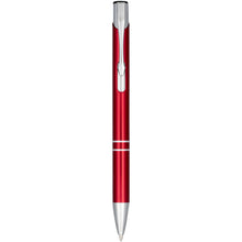 Load image into Gallery viewer, Moneta anodized aluminium click ballpoint pen (blue ink) — Red