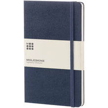 Load image into Gallery viewer, Moleskine Classic L hard cover notebook - plain — Sapphire blue