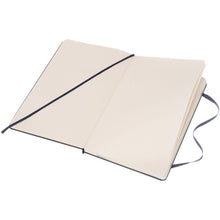 Load image into Gallery viewer, Moleskine Classic L hard cover notebook - plain — Sapphire blue (detail)