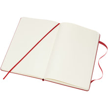 Load image into Gallery viewer, Moleskine Classic L hard cover notebook - plain — Scarlet red (detail)