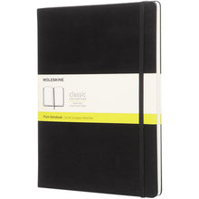 Load image into Gallery viewer, Classic XL hard cover notebook - plain — Black