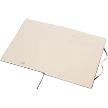 Load image into Gallery viewer, Classic XL hard cover notebook - plain — Black (detail)