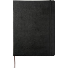 Load image into Gallery viewer, Classic XL hard cover notebook - plain — Black (front)