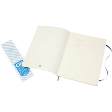 Load image into Gallery viewer, Classic XL soft cover notebook - plain — Sapphire blue (detail)