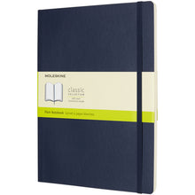 Load image into Gallery viewer, Classic XL soft cover notebook - plain — Sapphire blue