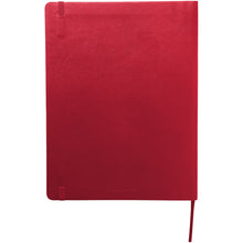 Load image into Gallery viewer, Classic XL soft cover notebook - plain — Scarlet red (back)