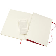 Load image into Gallery viewer, Classic XL soft cover notebook - plain — Scarlet red (detail 2)