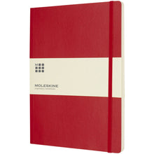 Load image into Gallery viewer, Classic XL soft cover notebook - plain — Scarlet red
