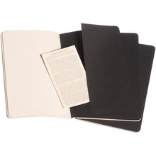 Load image into Gallery viewer, Moleskine Cahier Journal L - plain — Black (detail 2)