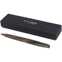 Load image into Gallery viewer, Loure wood barrel ballpoint pen (black ink) — Black / Dark brown
