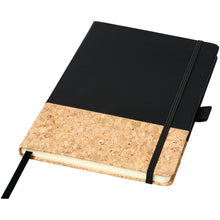 Load image into Gallery viewer, Evora A5 cork thermo PU notebook — Black