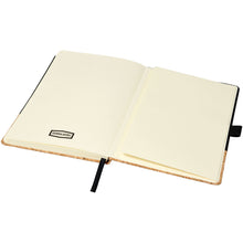Load image into Gallery viewer, Evora A5 cork thermo PU notebook — Black (detail 2)